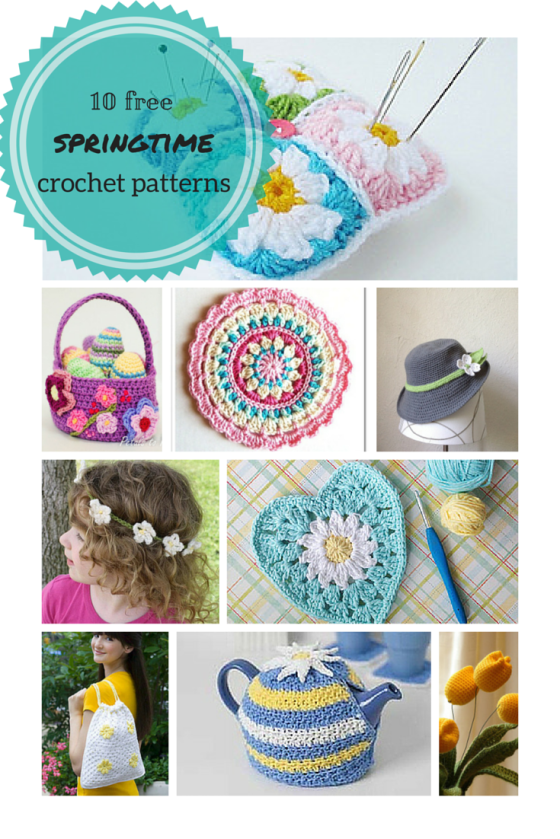 free crochet spring patterns